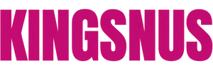 Kingsnus Logo Magenta Schriftzug